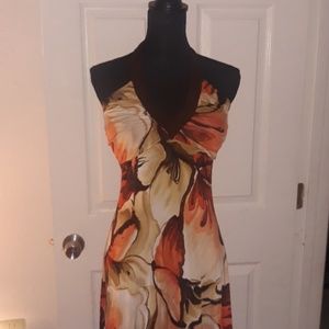 A custom made backless dress